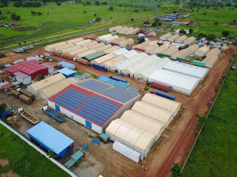 160 kW + 230 kWh off-grid | 5 days, WLC, logistics base, South Sudan
