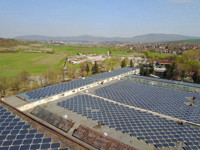 0.6 MW grid-tied | 14 days, Feromagnit, factory, Bulgaria