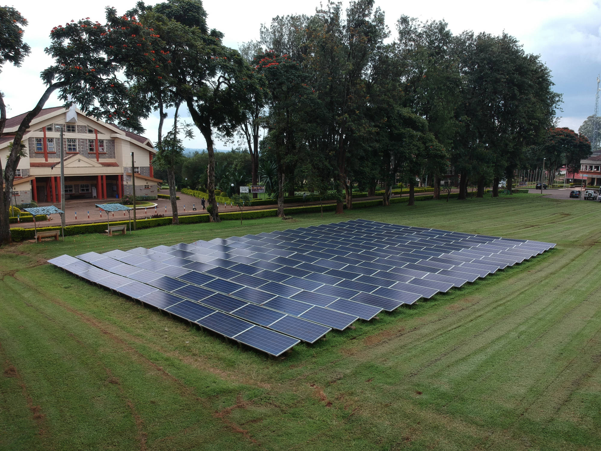 60 kW grid-tied | 3 days, UEA Baraton, university, Kenya